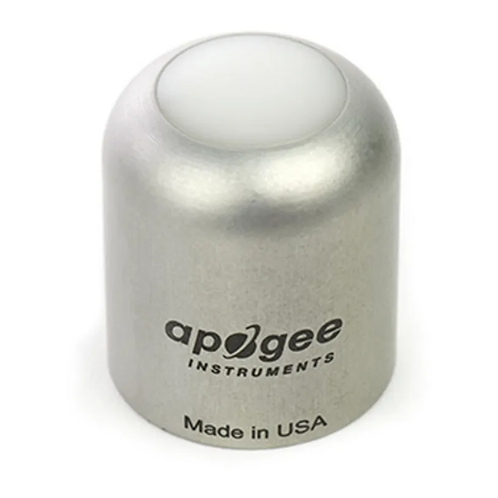 Apogee Instruments SQ-620-SS Manual del usuario