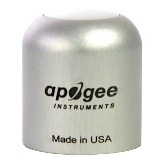 Apogee Instruments SQ-627 Manual del usuario