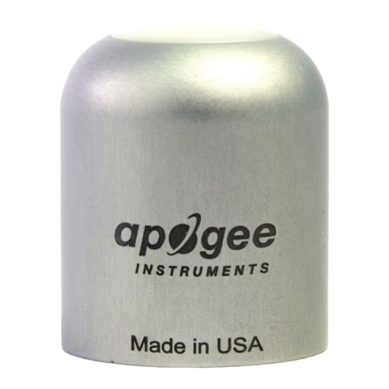 Apogee Instruments SQ-644-SS Manual del usuario