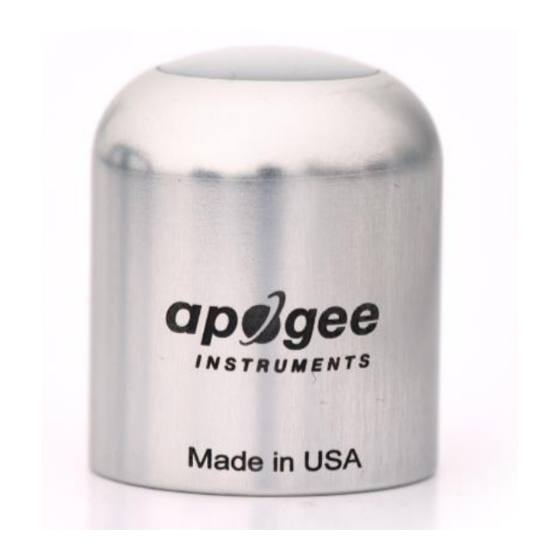 Apogee Instruments SU-200-SS オーナーズマニュアル