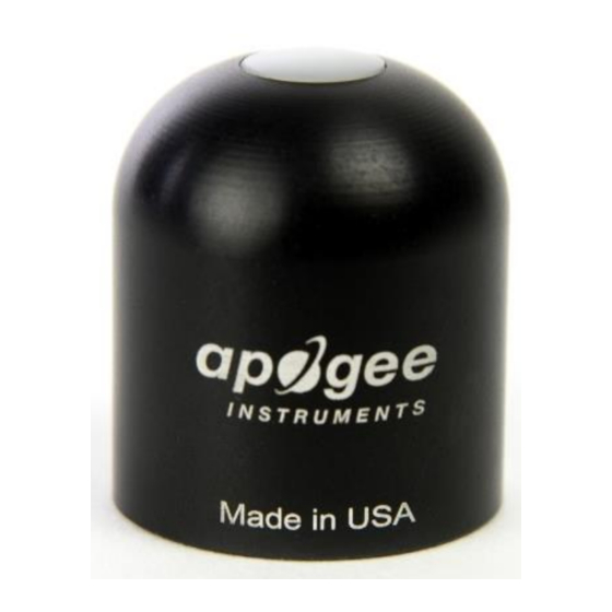 Apogee Instruments SP-215 Owner's Manual