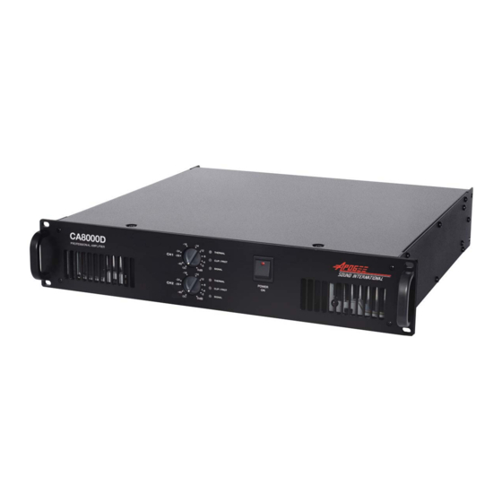 Apogee Sound CA8000D Інструкція з експлуатації