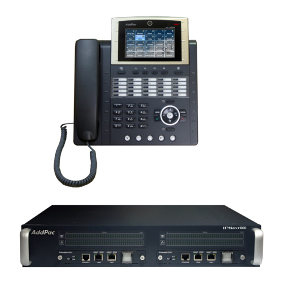 AddPac IPNext600 IP-PBX Características