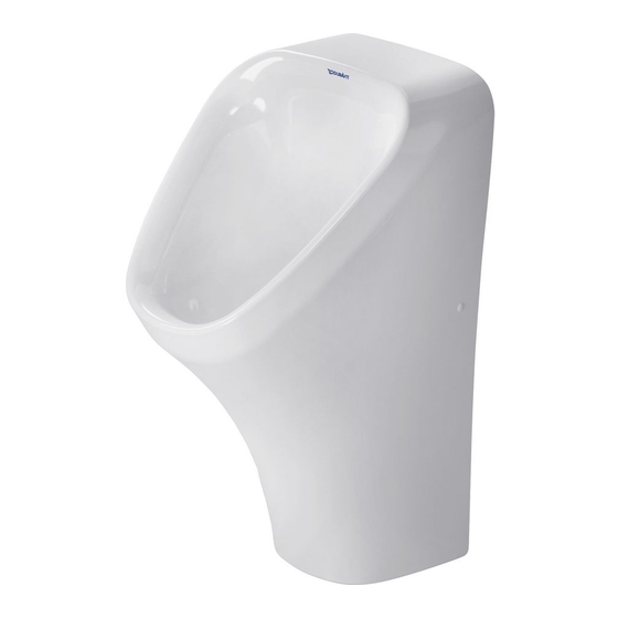 DURAVIT DuraStyle Dry 2808300007 Instruções de montagem