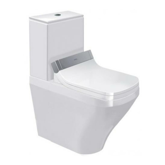 DURAVIT SensoWash 09351000 Series Instrukcja montażu