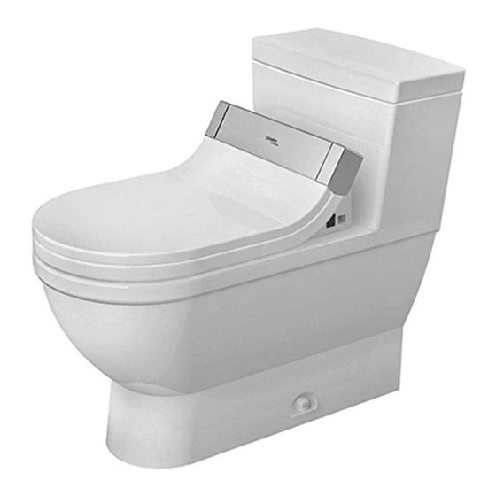 DURAVIT SensoWash 2133510005 Mounting Instructions