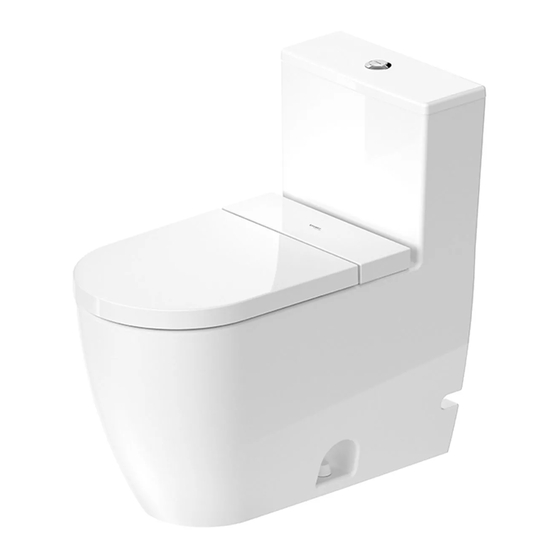 DURAVIT SensoWash Starck f 218901 20 U2 Инструкции по монтажу