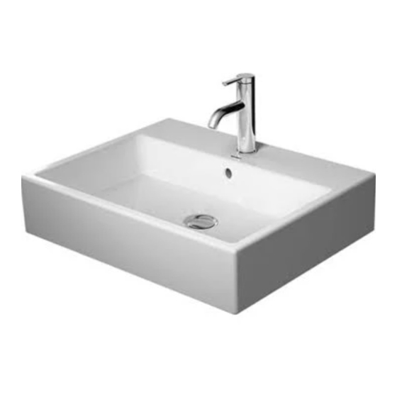 DURAVIT Vero VE 6003 Kurulum Talimatları