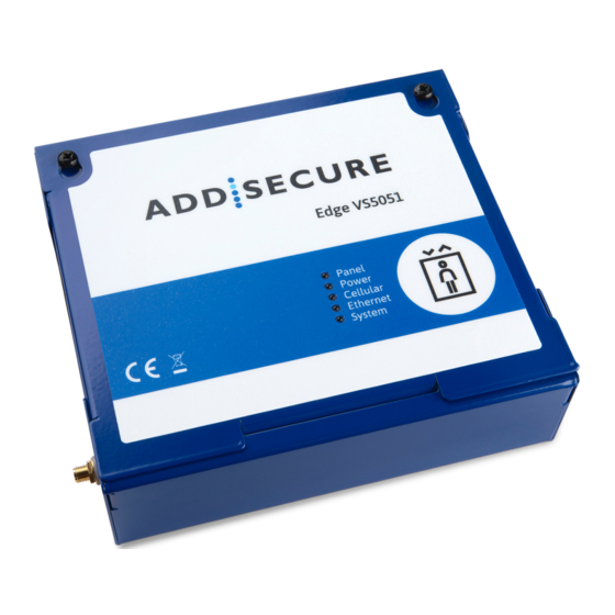 AddSecure Edge VS5010 Manual do utilizador