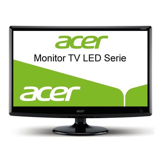 Acer M190HQML Посібник користувача