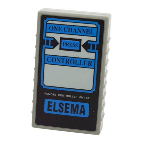 Elsema FMT-301 Manuel