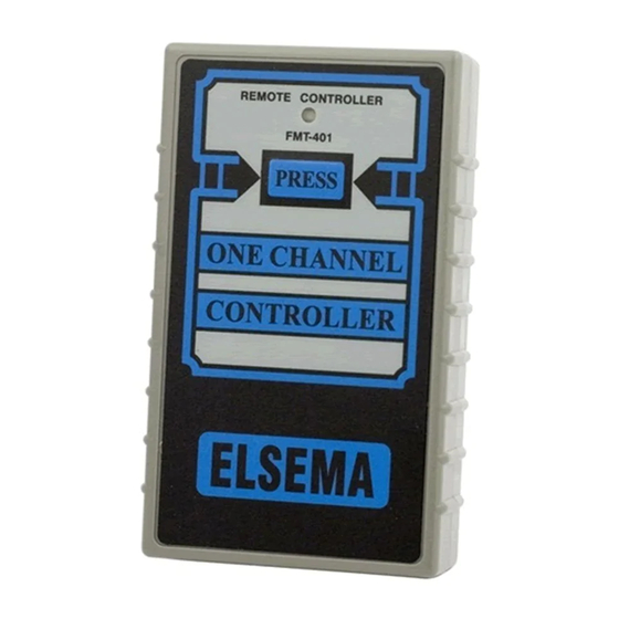 Elsema FMT-401 Series Manual