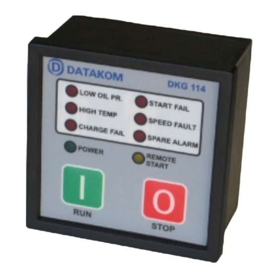 Datakom DKG-114 Manual