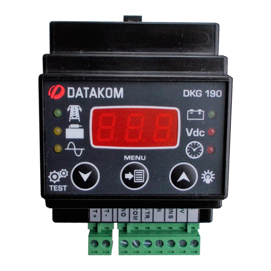 Datakom DKG-190 User Manual