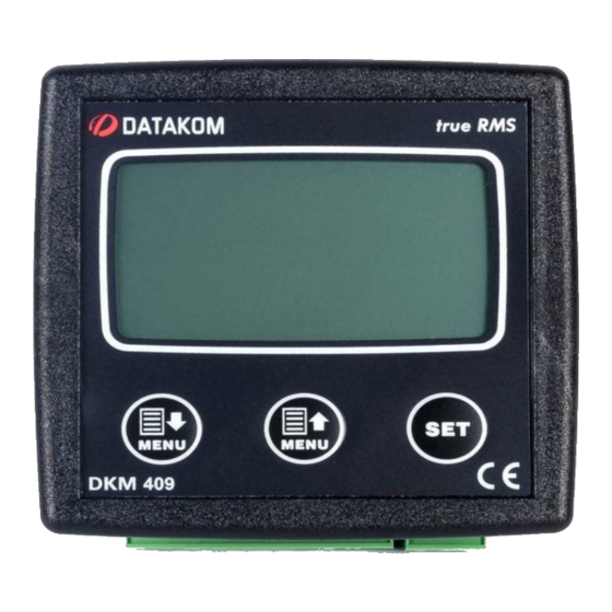 Datakom DKM-409 Посібник із швидкого старту