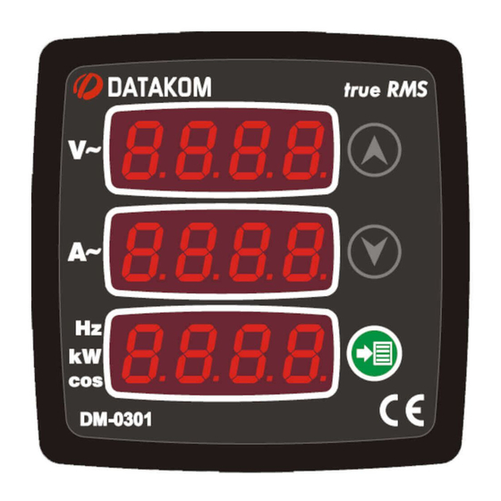 Datakom DM-0301 Manuale