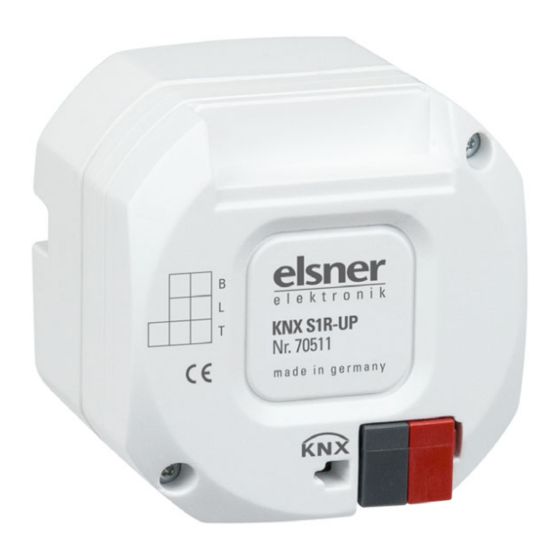 Elsner 70513 Installation And Adjustment