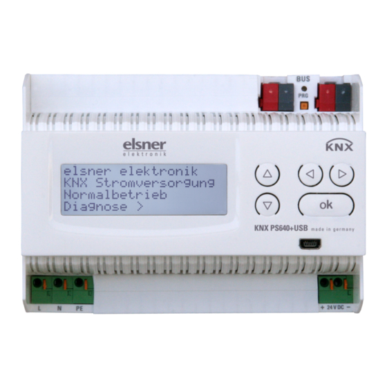 elsner elektronik KNX PS640 Technical Specifications And Installation Instructions