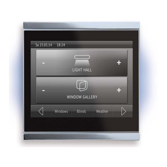 elsner elektronik Corlo Touch KNX WL Spécifications techniques et instructions d'installation