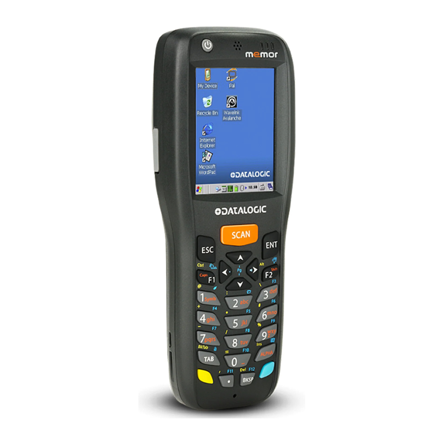 Datalogic Memor X3 빠른 시작 매뉴얼