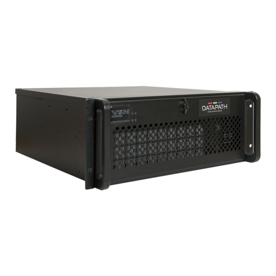 Datapath VSN400 Series Краткое руководство по эксплуатации