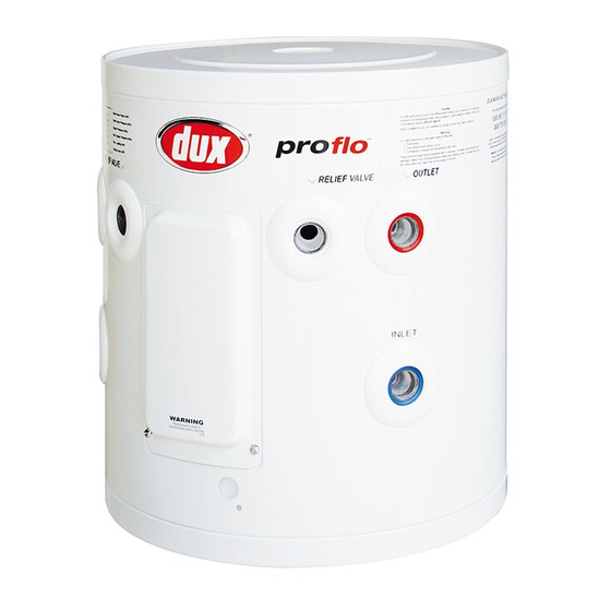 Dux Proflo 25W124 Manuale d'uso