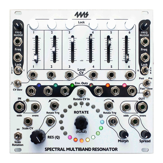 4ms Spectral Multiband Resonator Встановлення прошивки