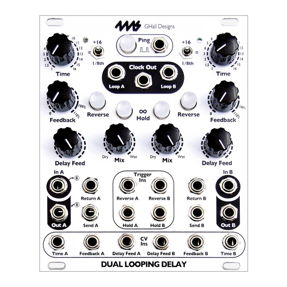 4ms Company Dual Looping Delay User Manual