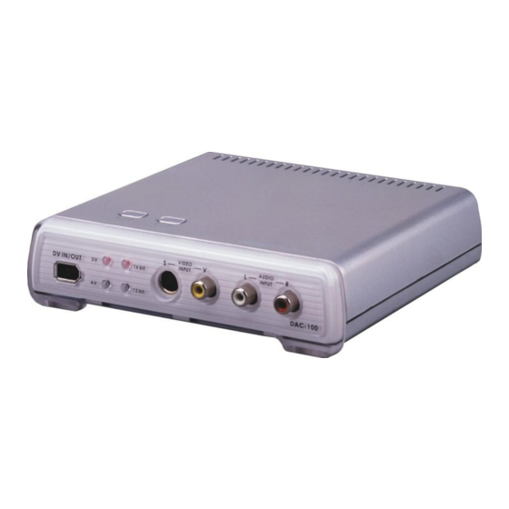 Datavideo DAC-200 Manual de referencia