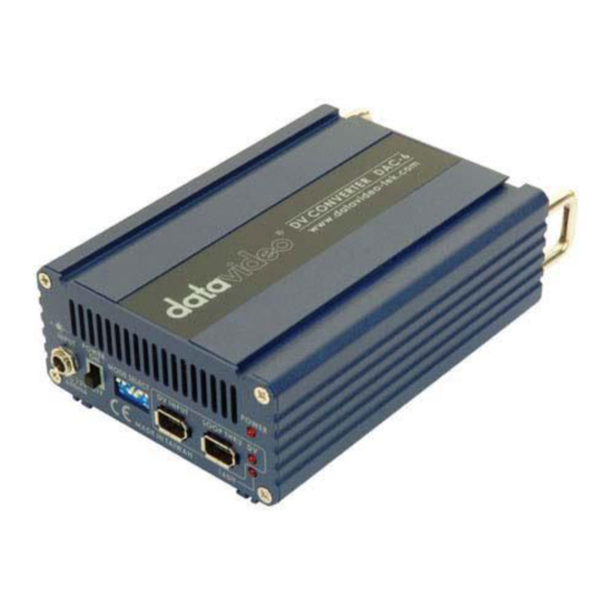 Datavideo DAC-6 Benutzerhandbuch