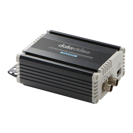 Datavideo DAC-8PA Gebrauchsanweisung