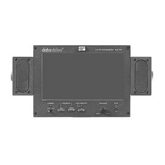 Datavideo TLM-70D Manual de instruções