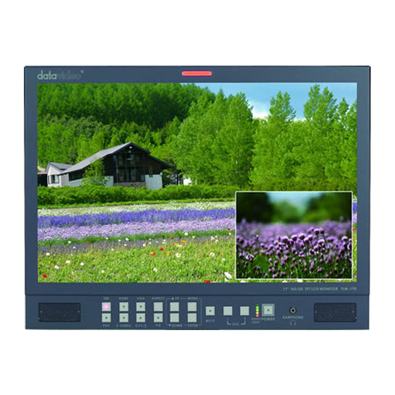 Datavideo TLM 170M Gebrauchsanweisung