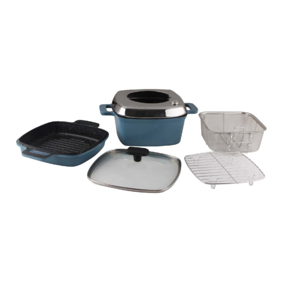 Cook's essentials CAST ALUMINUM ALL-IN-ONE SQUARE FRY PAN SET 빠른 시작 매뉴얼