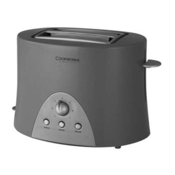 Cookworks 2 SLICE TOASTER 取扱説明書