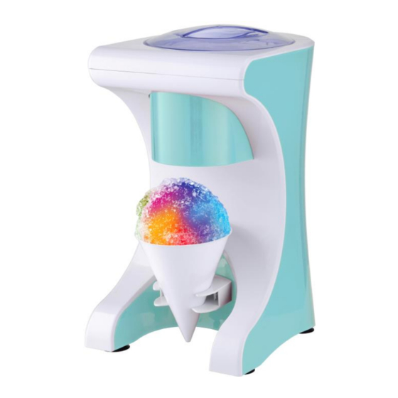 Brentwood Snow Cone Maker 작동 및 안전 지침 매뉴얼