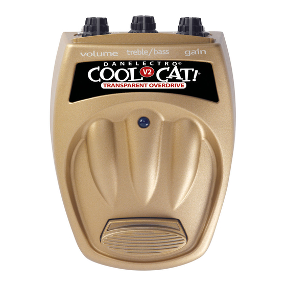 Cool Cat! CTO-2 Istruzioni