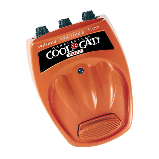 Cool Cat! CF-2 FUZZ Instruções