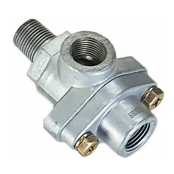 BENDIX DOUBLE CHECK VALVES Manuel