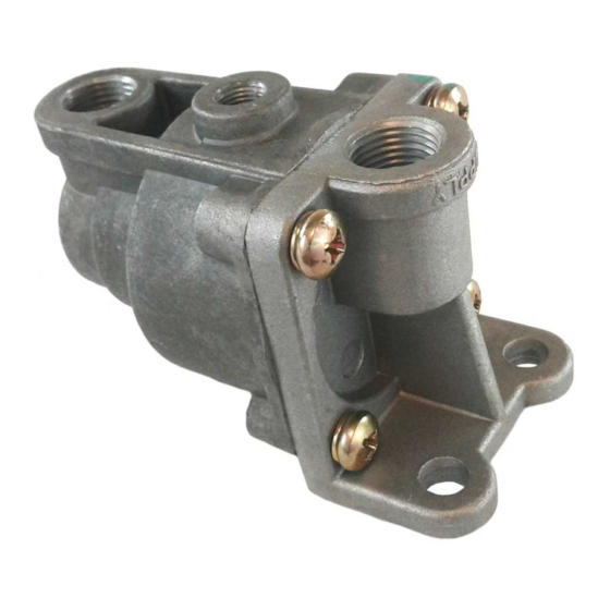 BENDIX LQ-5 BOBTAIL RATIO VALVE 매뉴얼