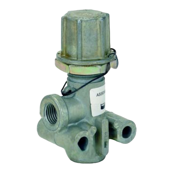 BENDIX RV-1 PRESSURE REDUCING VALVE Manual