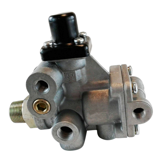 BENDIX SR-2 TRAILER SPRING BRAKE VALVE Manual