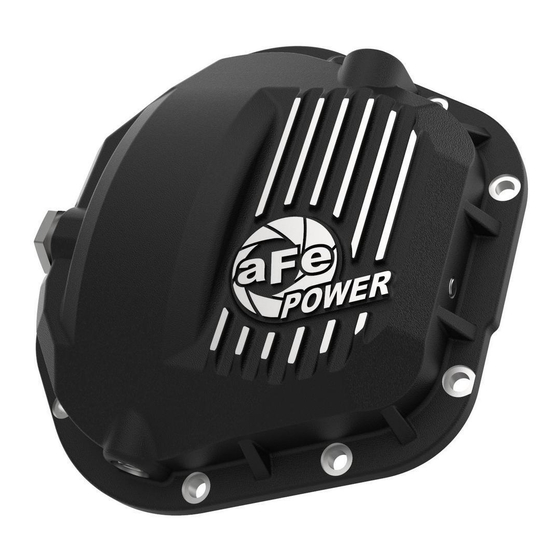 aFe Power 46-70082 사용 설명서