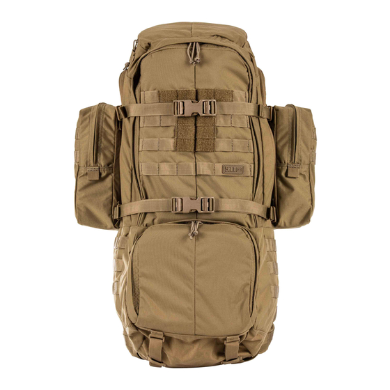 5.11 Tactical RUSH100 Manuel de l'opérateur