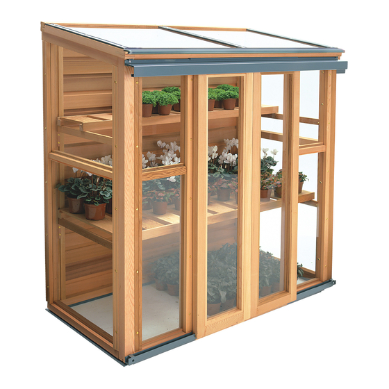 Gabriel Ash The upright coldframe Manual de instrucciones de montaje