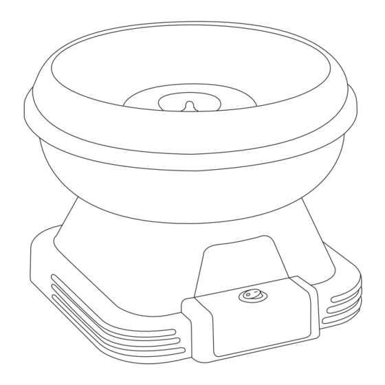 Gadgy COTTON CANDY MACHINE RETRO Instruction Manual