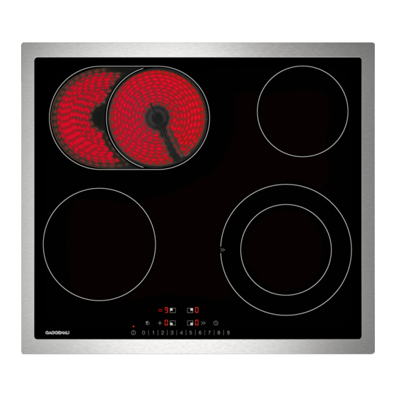 Gaggenau CE 261 Instrukcja obsługi