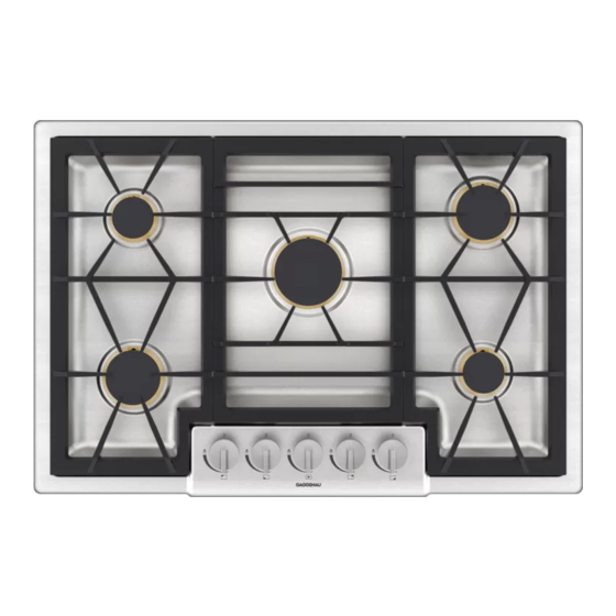 Gaggenau CG 280210 CA Manuel de référence rapide