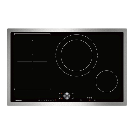 Gaggenau CI 282-110 Manual de instrucciones de instalación