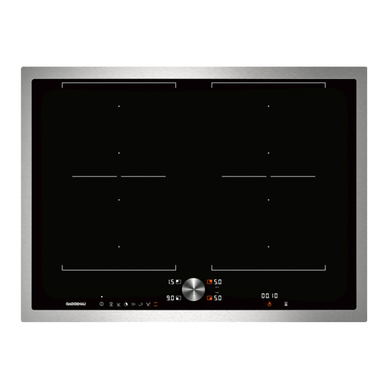 Gaggenau CI272-110 Handleiding voor installatie-instructies